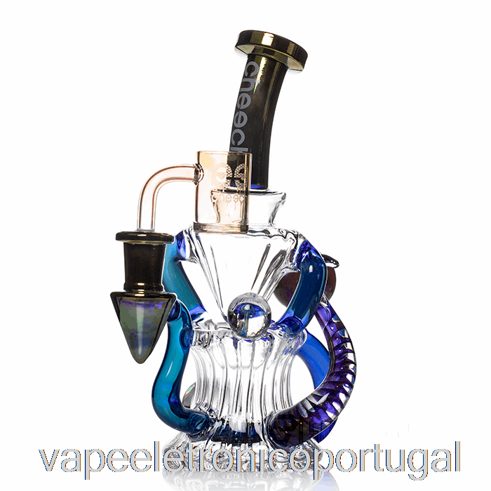 Vape Eletrônico Cheech Glass Huncho Dab Rig Azul